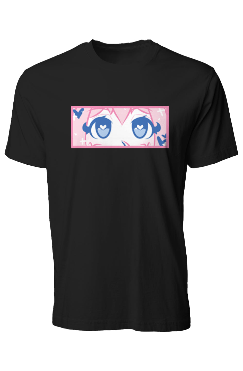 Premium Pigment Black Dye T-Shirt Pink Border 2
