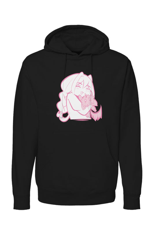 SNUGGLING FENWAY BLACK HOODIE
