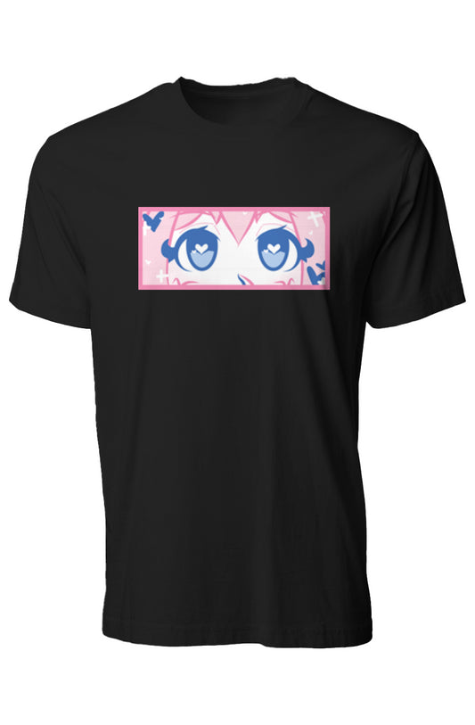 Premium Pigment Black Dye T-Shirt Pink Border 2