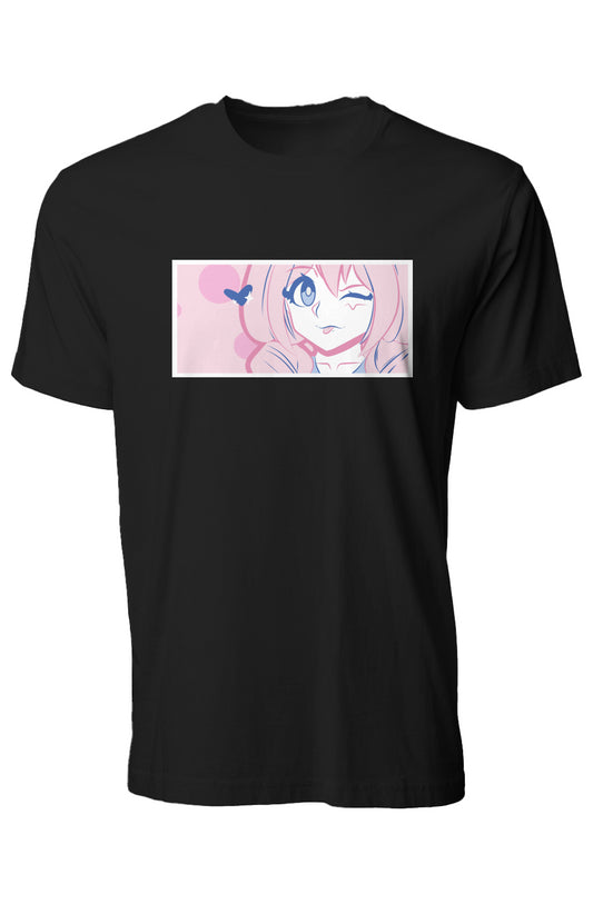 WINKY EYES BLACK TEE